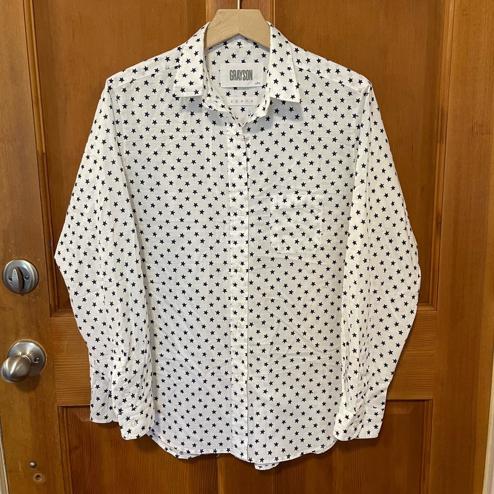 GRAYSON The Hero Star Print Button Down Shirt - Picture 3 of 8